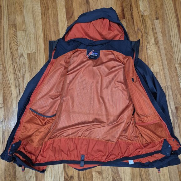 Mens Patagonia Waterproof Shell Jacket XXL Blue - Picture 3 of 4